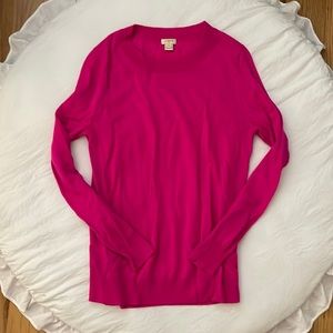 J Crew Factory Pink Sweater